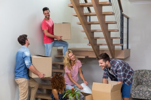Man and van removals service in Norwood Green with furniture loading support
