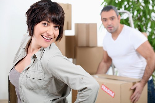 Local removals team handling furniture and storage items in Norwood Green